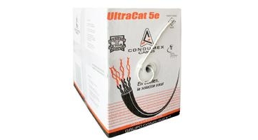 BOBINA UTP CAT.5E CONDUMEX ULTRACAT CM/24 AWG/COBRE/ 305 MTS/CUBIERTA PVC RETARDANTE A LA FLAMA/ AZUL