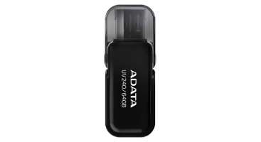 MEMORIA ADATA 64GB USB 2.0 UV240 NEGRO