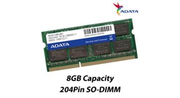 MEMORIA ADATA SODIMM DDR3L 8GB PC3L-12800 1600MHZ CL11 204PIN 1.35V LAPTOP/AIO/MINI PCS