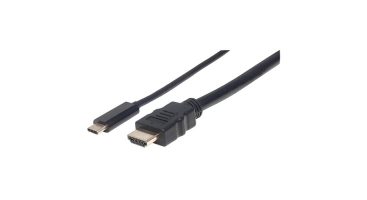 CABLE USB,MANHATTAN,152235,-C A HDMI M 1.0M 4K@30HZ, NEGRO