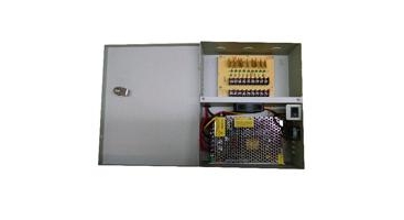 FUENTE DE PODER SAXXON REGULADA/ 12V/ 20 AMPERES/ DISTRIBUIDOR PARA 9 CAMARAS/ 2.22 AMP POR CANAL