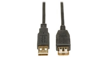 CABLE DE EXTENSION USB TRIPP-LITE U024-006, 2.0 DE ALTA VELOCIDAD (A M/H), 1.83 M [6 PIES],CONECTORES BA?ADOS EN ORO.