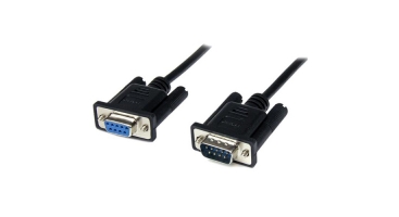 CABLE 1M MÑÑDEM NULO NULL SERIAL DB9 HEMBRA A MACHO - NEGRO - STARTECH.COM MOD. SCNM9FM1MBK